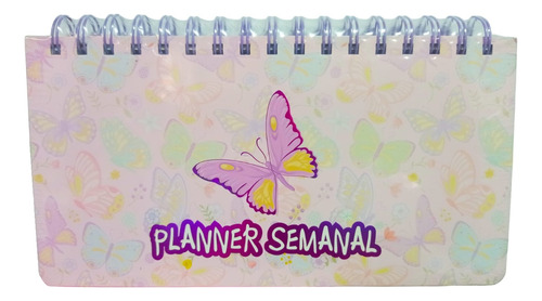 Planificador Semanal Planner Mariposas Butterfly Kawaii