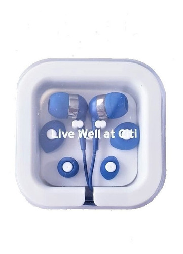 10 Audifonos Live Well At Citi Azul Entrada 3.5 Milímetros