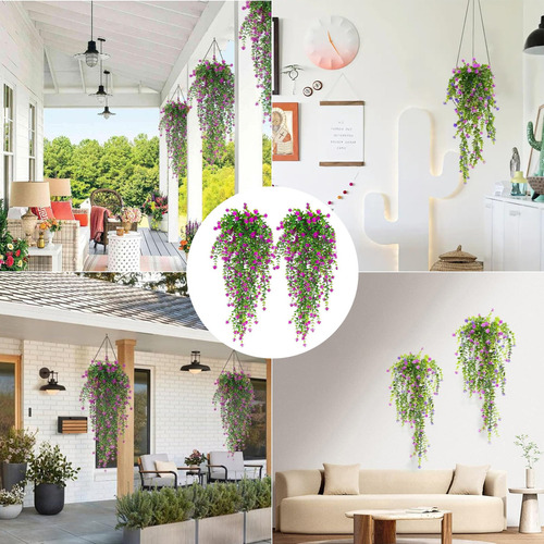 Para 2 Pçs Plantas Suspensas Artificiais,plantas Suspensas