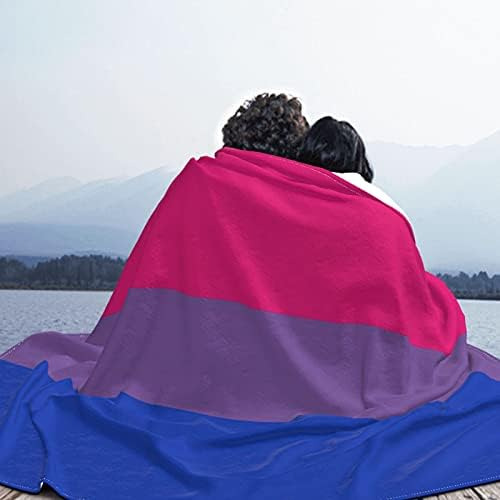 Manta Bisexual Bandera Del Orgullo Bisexual Manta A Rayas, A
