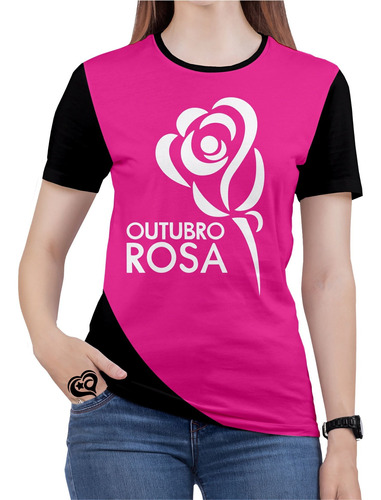 Blusa Outubro Rosa Feminina Roupas Camiseta Camisa