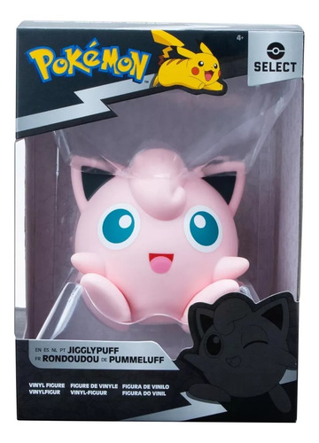 Pokémon Select Jigglypuff Figura De Vinilo Coleccionable