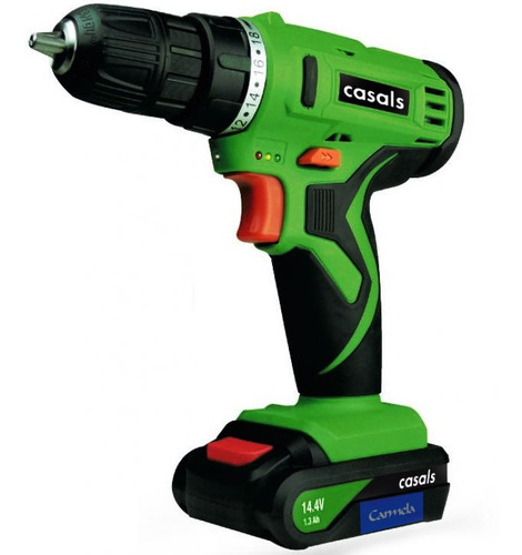 Taladro Atornillador Batería Litio 14.4v 10mm Casals Maletin