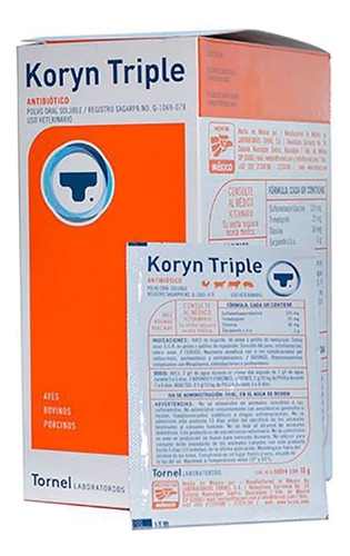 Koryn Triple Polvo Aves, Cerdos, Bovinos *** 100 Gr