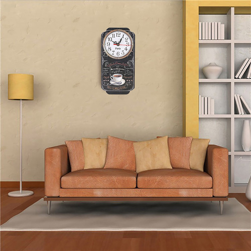 Reloj Colgante De Pared Rectangular De Estilo Elegante Para