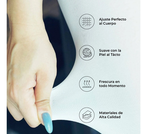 Imagen 4 de 7 de Media Para Mujer Tecnología 3d Mayor Comodidad Y Ajuste 1pza