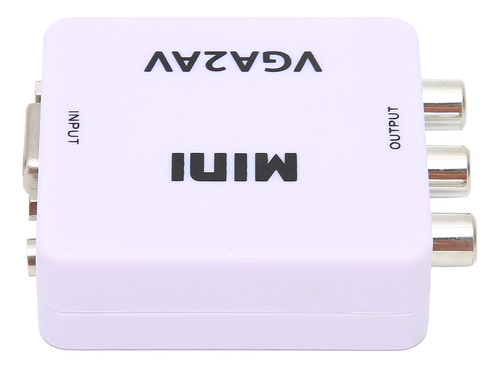 Conversor De Vídeo Mini Vga Para Av 1080p Hd Adaptador 165mh