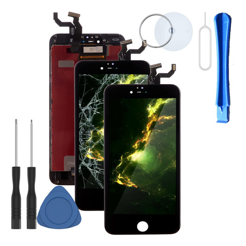 Ztr Para iPhone 6s Plus 5.5 Pulgadas De Vidrio Frontal Lcd D