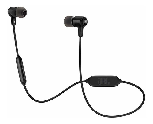 Audífonos in-ear inalámbricos JBL E25BT JBLE25BT negro con luz LED
