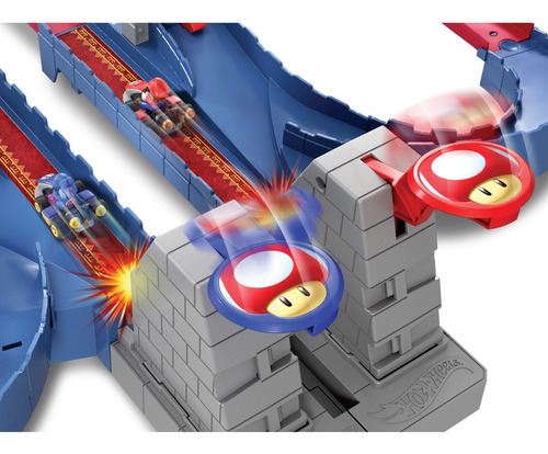 Hot Wheels Mario Kart, Pista Castillo De Bowser