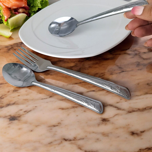 Econopack De 100 Juegos Cubiertos Cuchillo Cuchara Tenedor