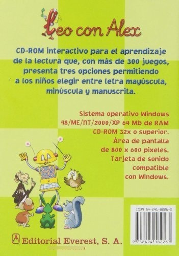 Cd Leo Con Álex. Aprende A Leer Con Álex Y Sus Amigos En El