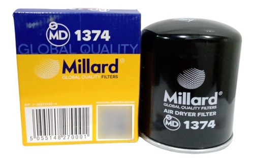 Filtro Secante Aire Md1374 Millard/ Wix 24374 Camiones Volvo