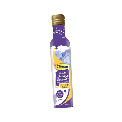 Óleo De Linhaça Dourada Extra Virgem 250ml - Pazze