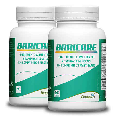 2x Baricare Bionatus Vitamina Bariatrica 60caps