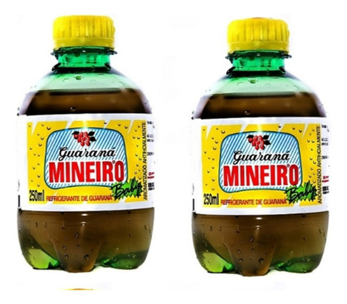 Refrigerante Mineiro Guaraná Mineiro em garrafa pet 250 ml pacote x 2