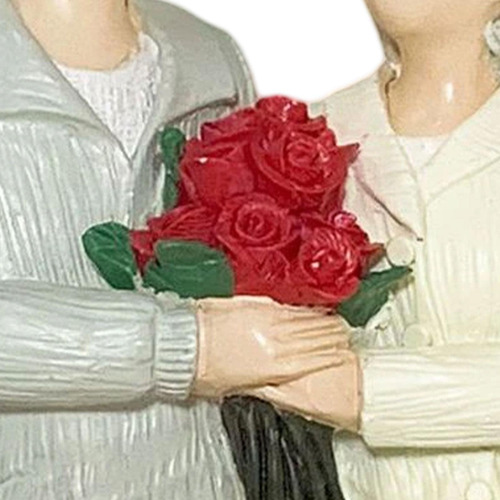 Amor Pareja Estatua De Boda Regalo De Vieja Pareja Sentada