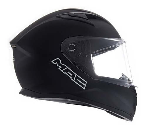 Imagen 2 de 5 de Casco Moto Integral Ls2 Mac Speed Riot Negro Mate Rolling M