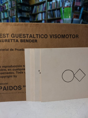 Test Guestaltico Visomotor Tarjetas Bender Antiguas -997