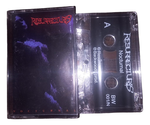 Resurrecturis  Nocturnal Cassette 1998 Death Metal Vg+