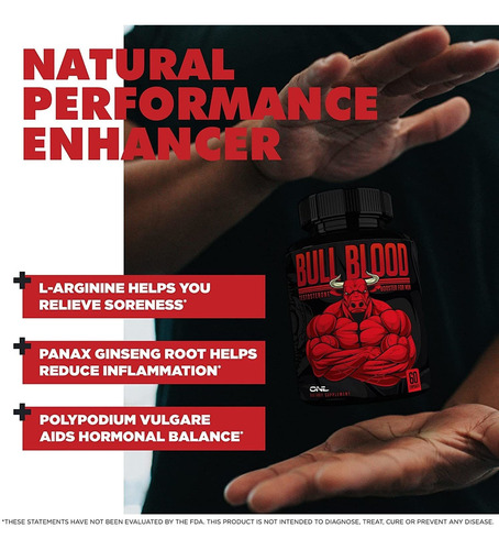 Bull Blood Ultimate - Aumento De Testosterona Natural Para H