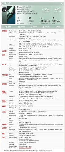 Oneplus 11 5g Cph2451 8gb 128gb Dual Sim Duos One Plus