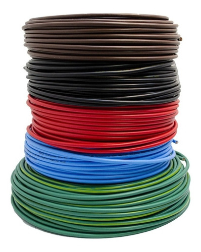 Cable Unipolar 4mm Rollo 100 Metros Normalizado Colores