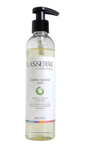 Jabón Líquido Con Acido Glicólico Y Aloe Vera  220ml