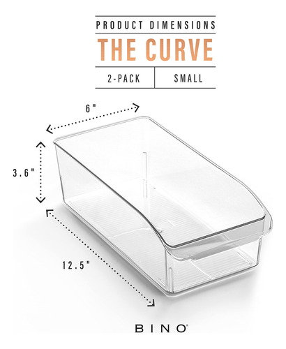 Contenedores De Plástico Bino The Curve Collection Small