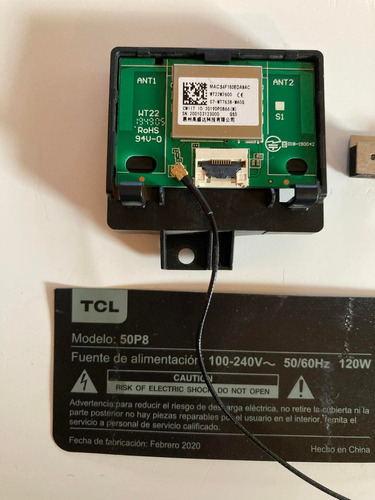 Tarjeta Modulo Wifi Para Televisor Tcl 50p8