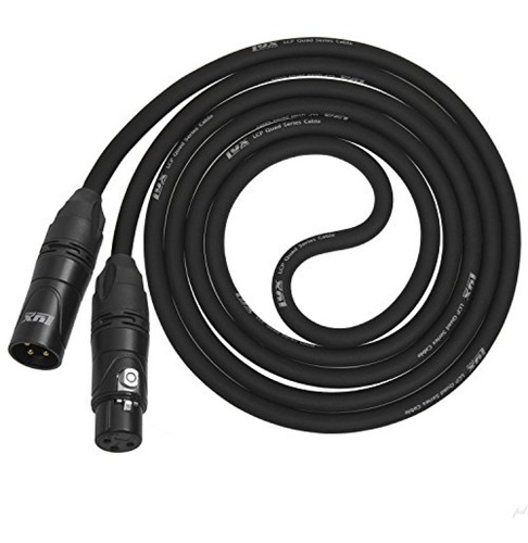 Cable Microfono Lyxpro Quad Series 6 Ft Xlr 4-conductor Star