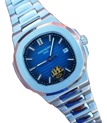 Reloj Compatible Con No Patek Nautilus Grabado (Reacondicionado)