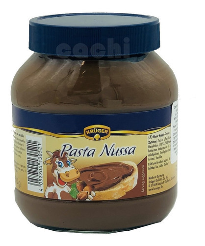 Pasta De Avellana Y Chocolate Pasta Nussa 750gr Tipo Nutella