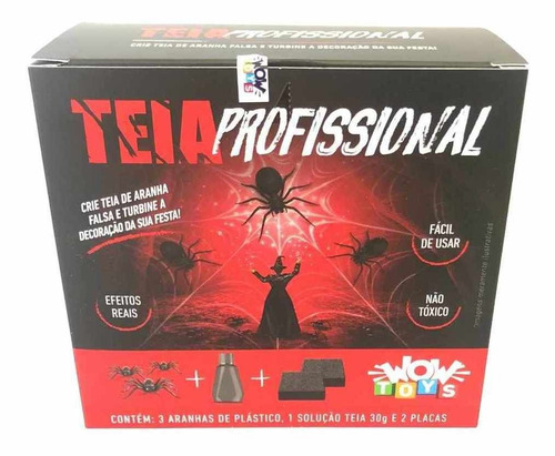 Imagem 1 de 5 de Teia De Aranha Profissional Decoração Profissional Halloween