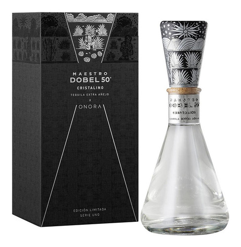 Pack De 4 Tequila Maestro Dobel 50 Cristalino Onora 750 Ml