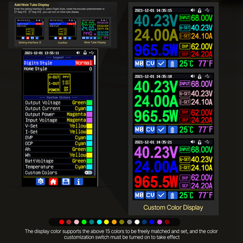 N Armazenamento De Dados Rd6024 24a 12v 36v 48v 60v Ajus