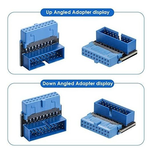 Adaptador Tipo L De Placa Base Mzhou Para Uso De 20/19 Pines