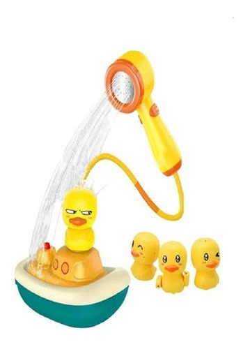 Juguete De Baby Shower Pato Con Spray De Agua Para Bañera