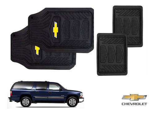 Tapetes Uso Rudo Logo Chevrolet Suburban 2001 A 2006 Origina