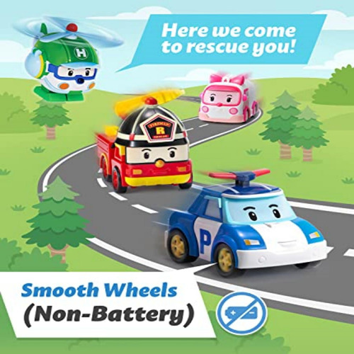 Robot Transformable Robocar Poli Roy Camión De Bomberos 10 C
