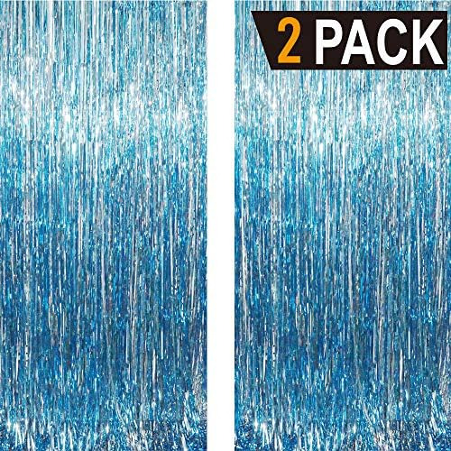 Goer Cortinas Con Flecos Metálicos De Papel De Oropel De 6,4