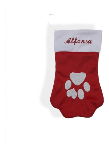 Botas Navideñas Para Mascotas Bordadas Personalizadas 