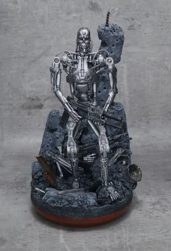 Terminator Neca Endoskeleton - T- 800 C/base Diorama (Usado)