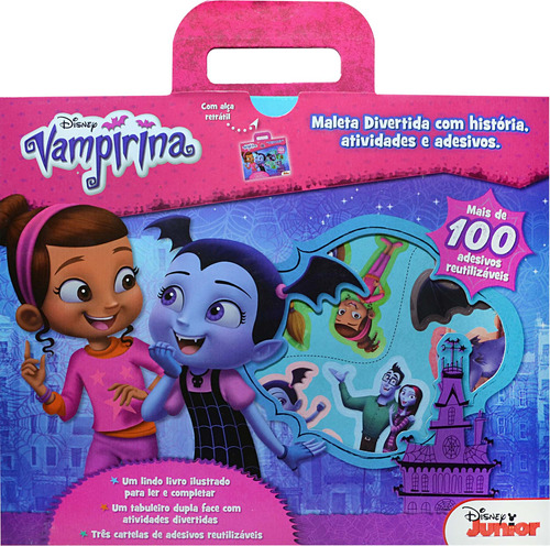 Maleta Divertida – Vampirina, de Disney. Série Disney – Maleta divertida Editora Melhoramentos Ltda., capa dura em português, 2018