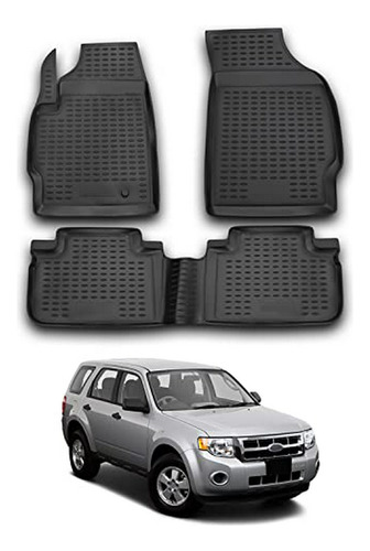 Omac Alfombrillas Para Ford Escape 2008-2012, Juego De Forro