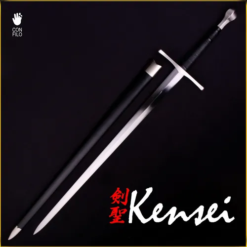Espada Mano Y Media Cruzada Templaria Medieval Forjada Full