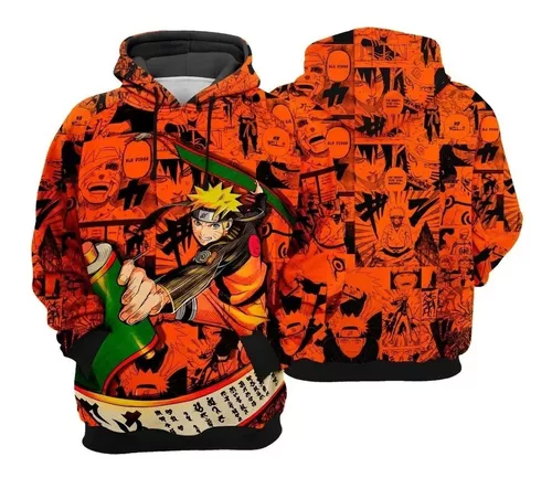 Blusa Moletom Canguru Naruto Quarto Hokage Minato