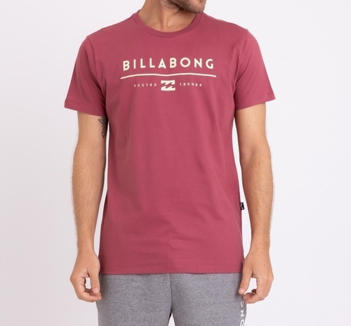 Camiseta Unity Billabong Rosa Escuro