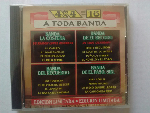 A Toda Banda ( El Recodo, La Costeña, Etc.) (Usado)