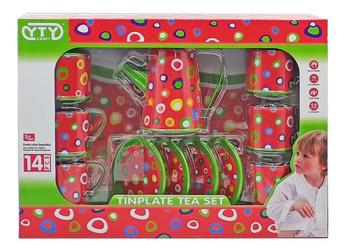 Juego De Te Para Niñas Mod. Tinplate Tea Set